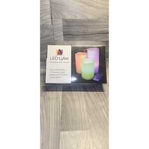 LED LYTES FLAMELESS LED CANDLES WITH REMOTE